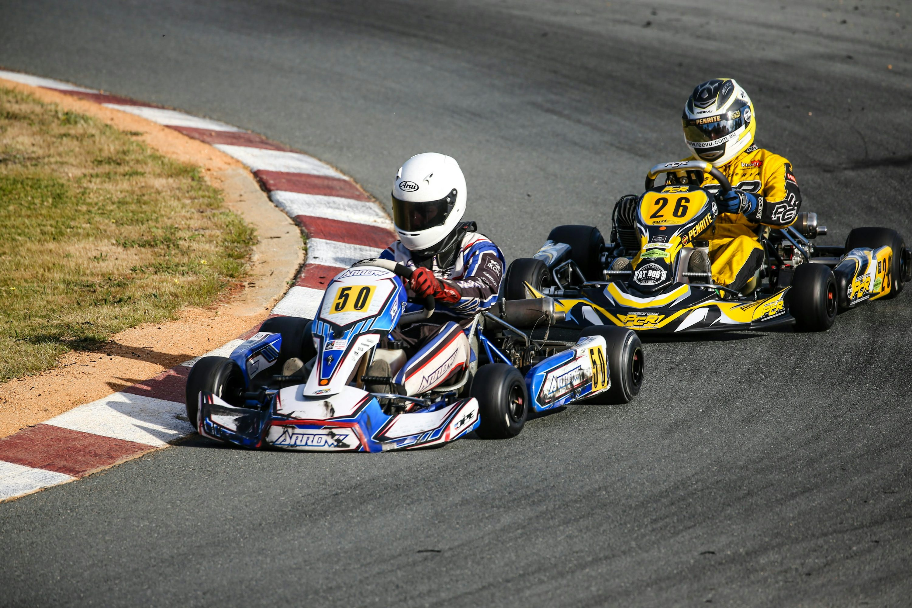 Karting wake/aspiration study